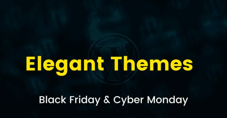 Elegant Themes Black Friday 2023 Deals (Coming Soon)– Flat 25% OFF