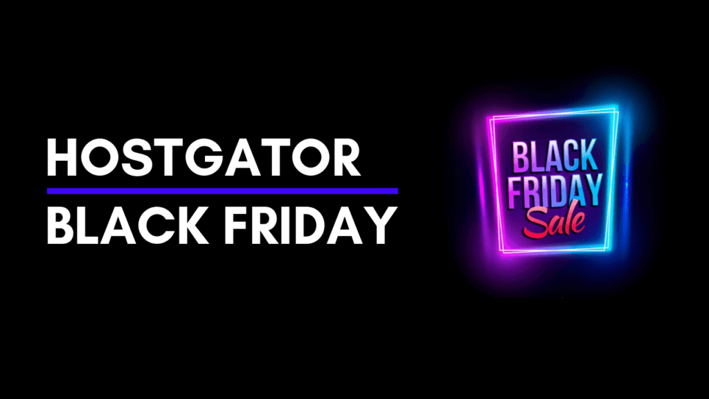 Hostgator black friday sale