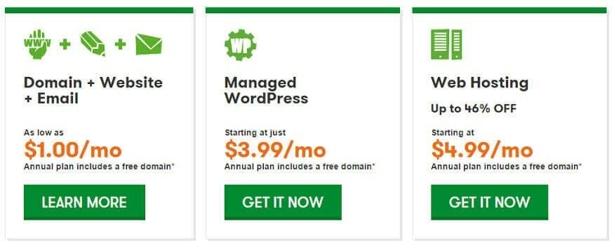 godaddy pricing