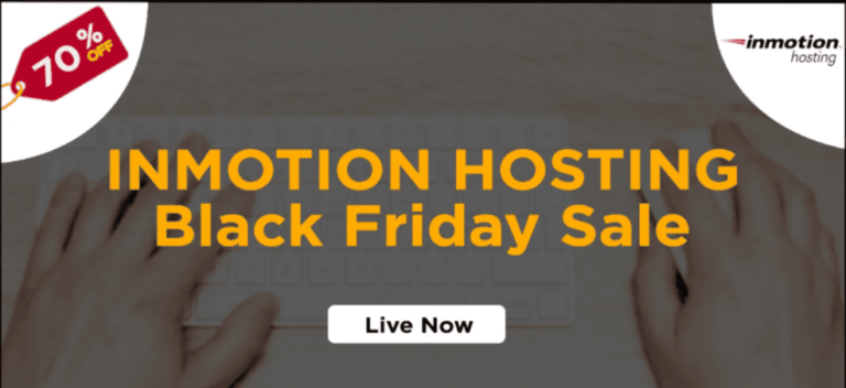 InMotion Black Friday Deal -(Coming Soon) Upto 70% OFF on All Plans