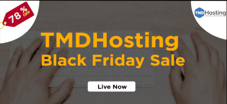 TMDHosting Black Friday Deal 2023 (Coming Soon) – Shocking 78% OFF On All Plans