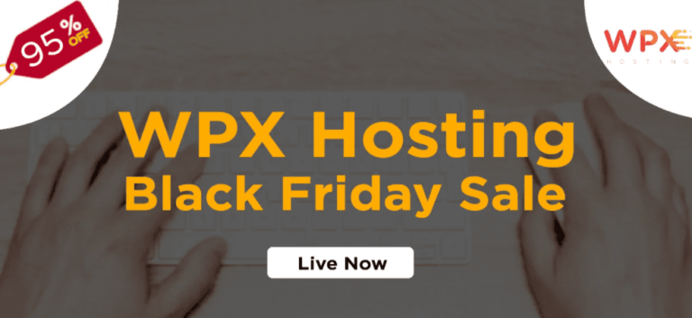 WPX Hosting Black Friday 2023 (Coming Soon)– 95% Discount Or Free 3 Months